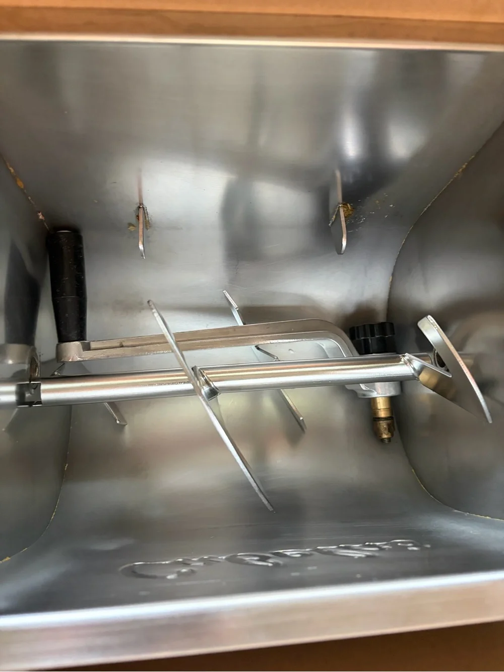 Cabela's Heavy Duty Stainless Steel Meat Mixer with Clear Lid Model #54-1001